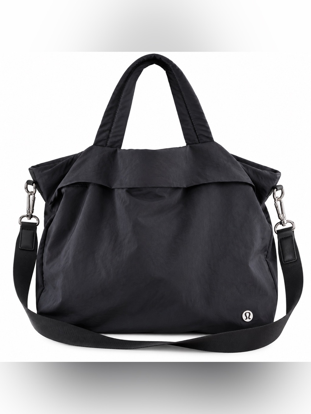 lululemon athletica Black Quilted Handle Everyday Tote/Travel/Gym Bag